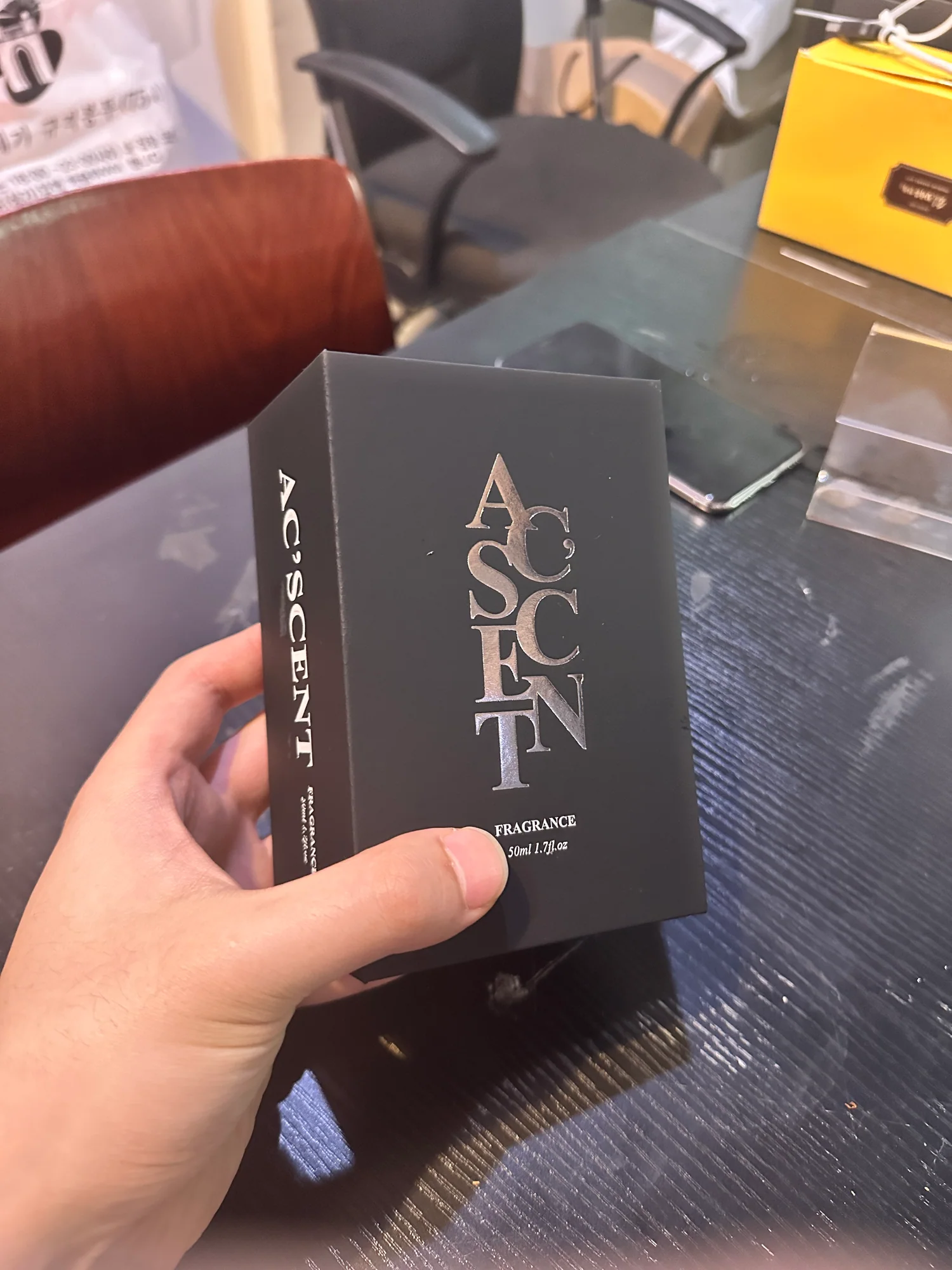 AC’SCENT — 향수·레코드 디퓨저 구성품과 패키지